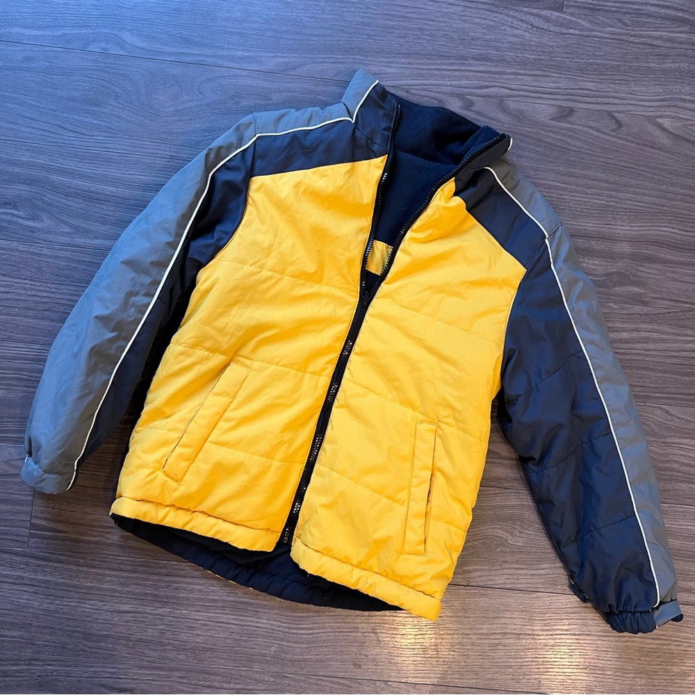 EUC Arizona kids' Reversible Coat sz  M (10/12)